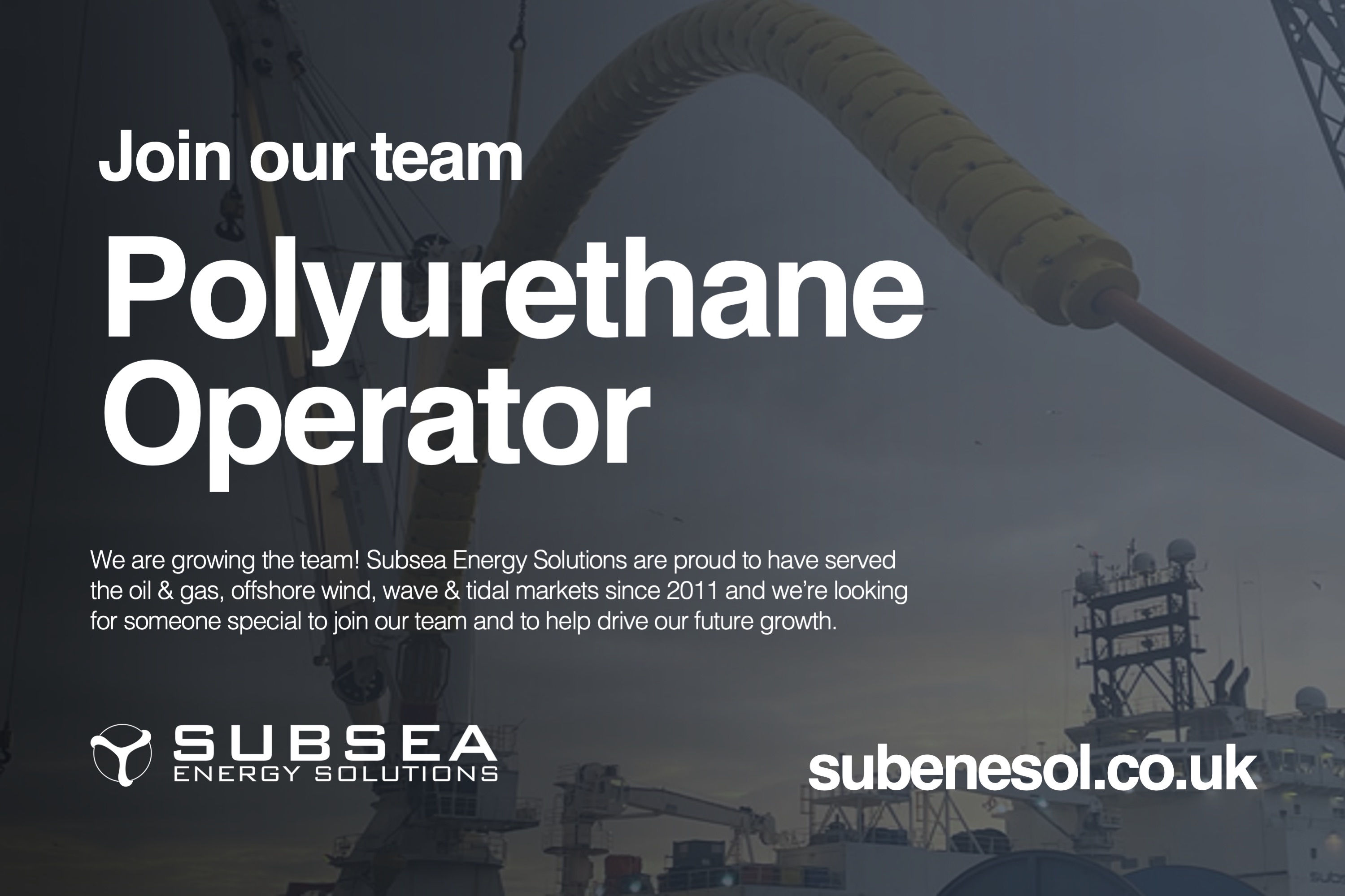 Join our team : Polyurethane Operators