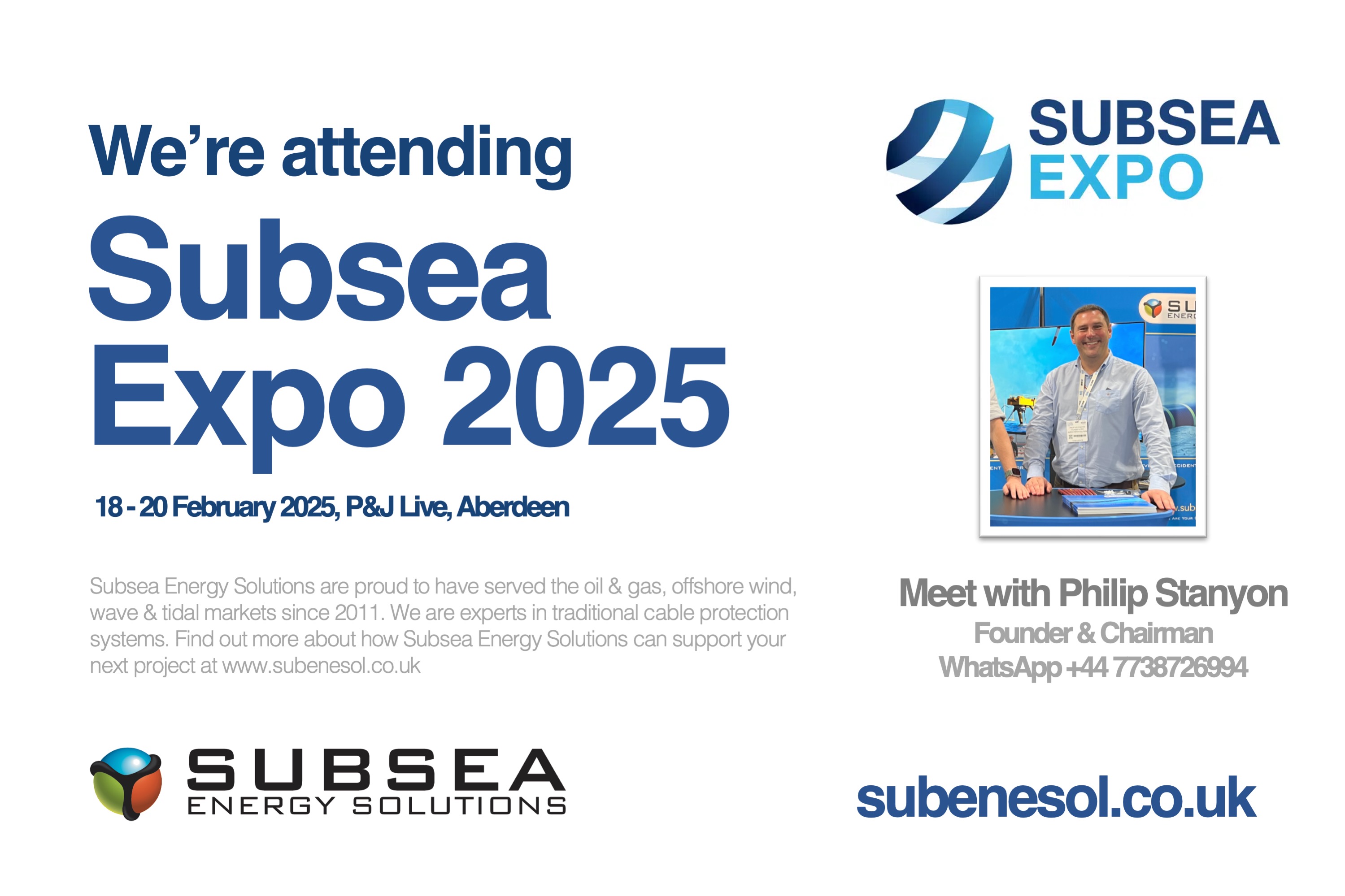 SES attending Subsea Expo 2025